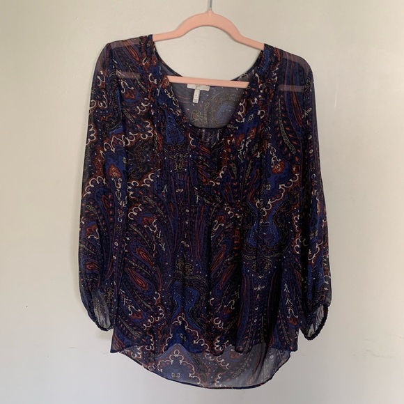 Joie | Vandrea Silk Georgette Blouse | S - Picture 5 of 9